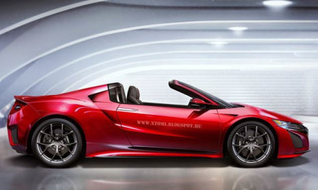 Умопомрачительные визаулизации Acura NSX и Ford GT без крыши